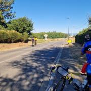 Cycliste photographe